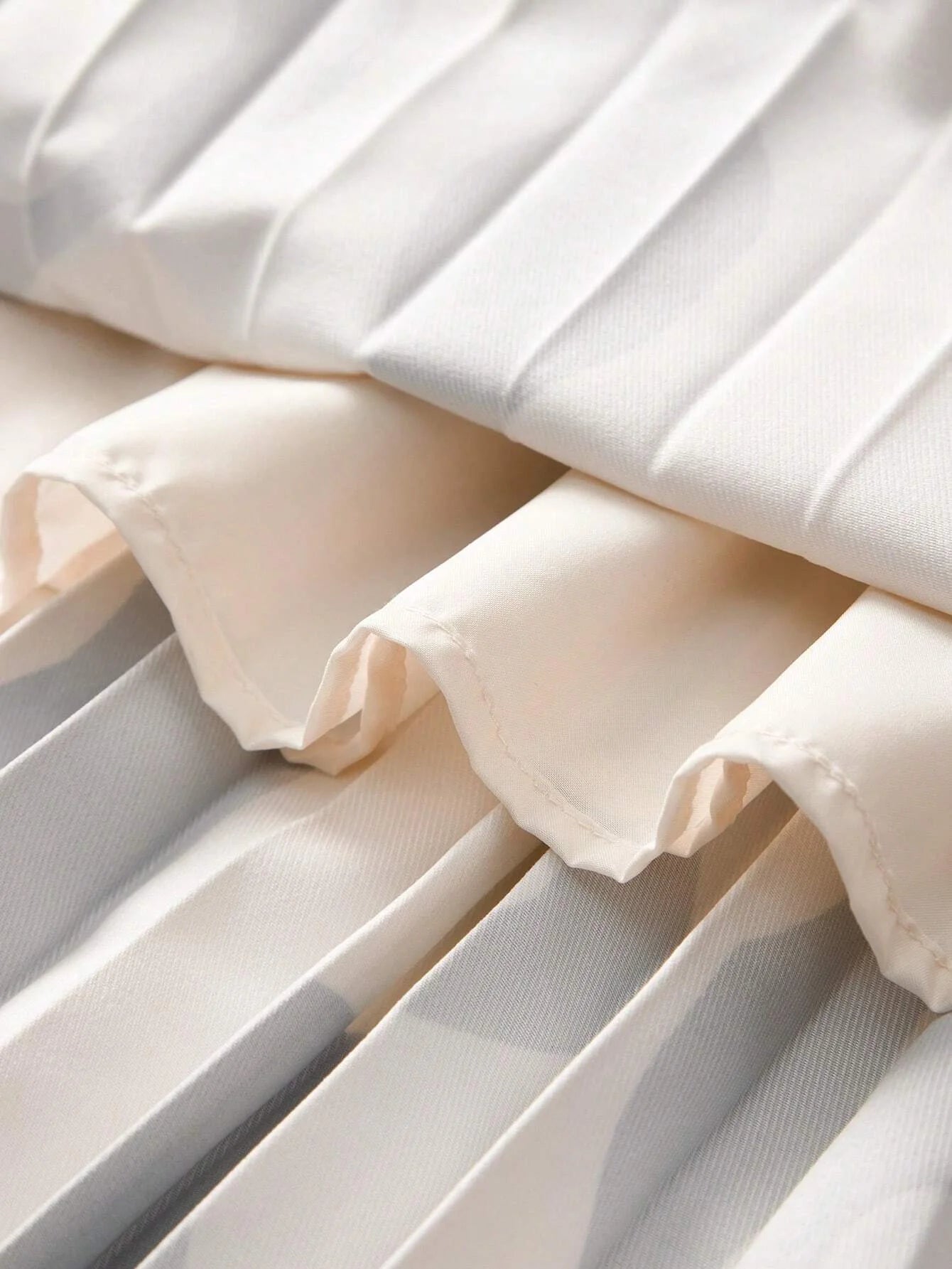 PREMIUM ALLOVER PRINT TIE NECK PUFF SLEEVE PLEATED HEM LONG DRESS WITHOUT BELT WOMEN OUTFIT