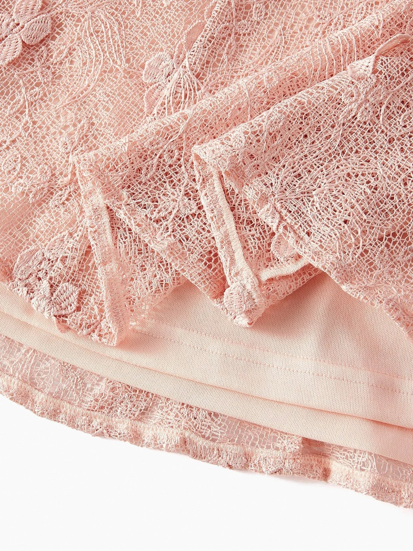 PREMIUM APPLIQUES ZIPPER DRESS