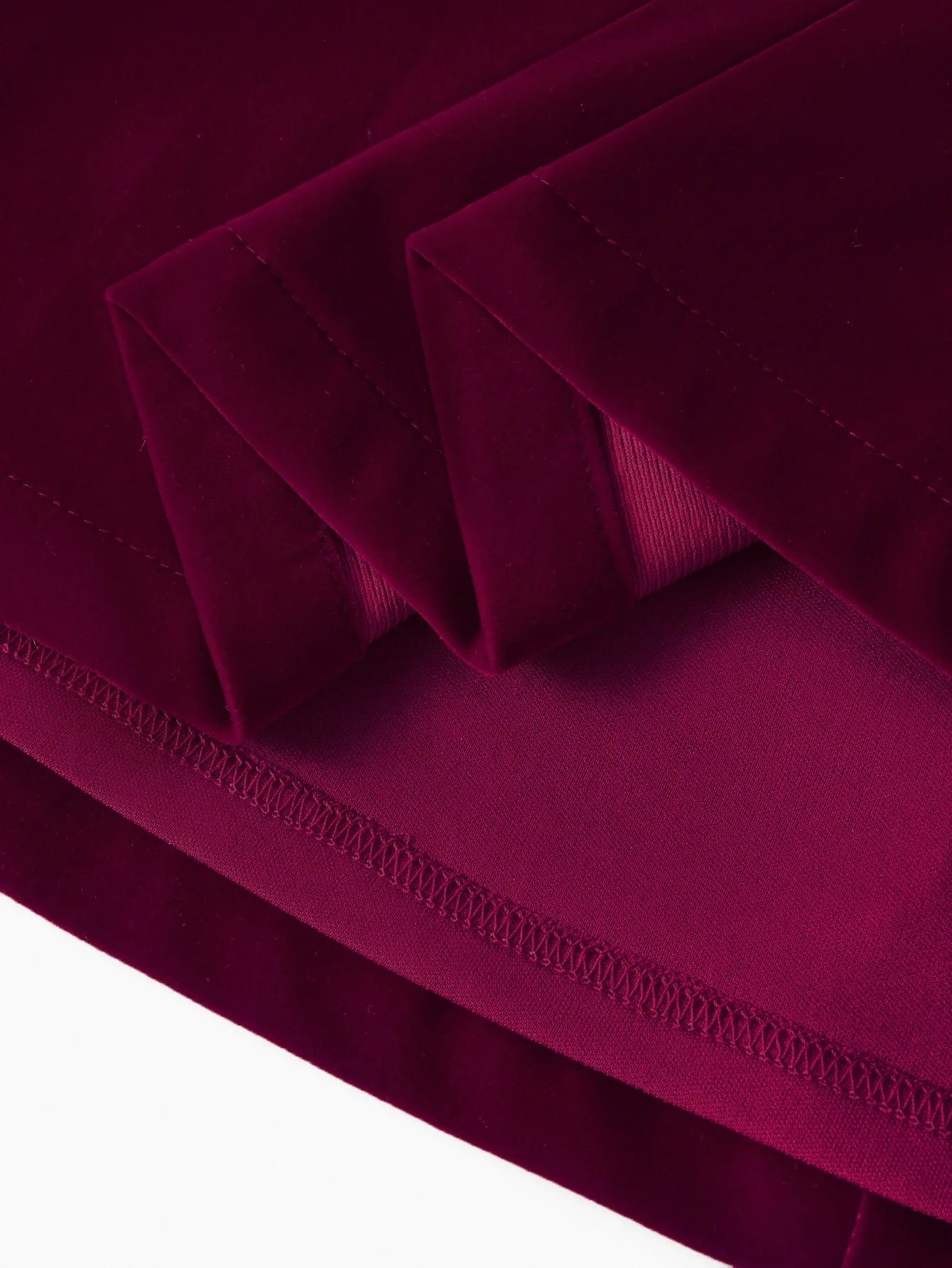 PREMIUM ASYMMETRICAL SHOULDER FAUX FUR COLLAR WAIST RHINESTONE BUCKLE DECOR VELVET SHORT DRESS