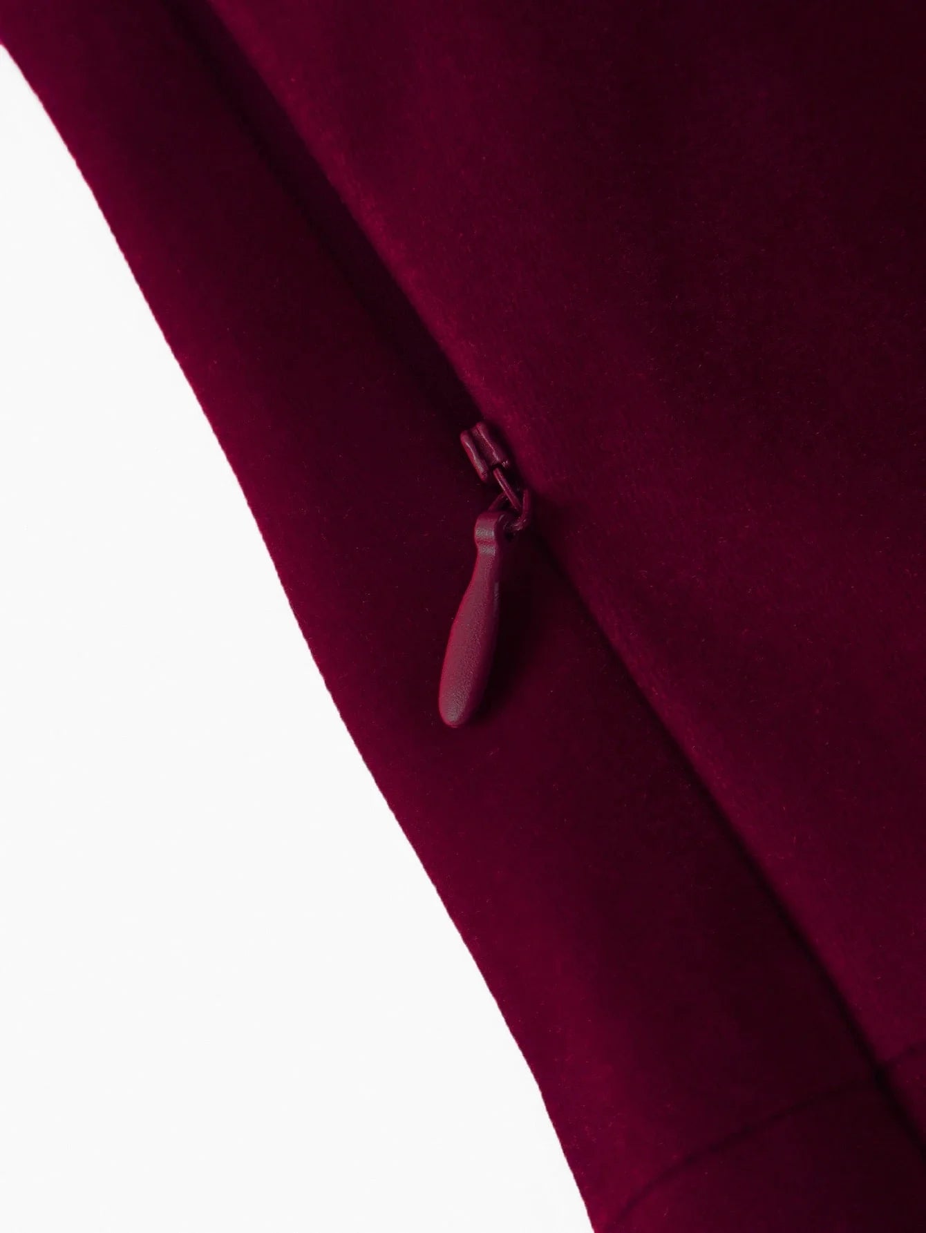 PREMIUM ASYMMETRICAL SHOULDER FAUX FUR COLLAR WAIST RHINESTONE BUCKLE DECOR VELVET SHORT DRESS