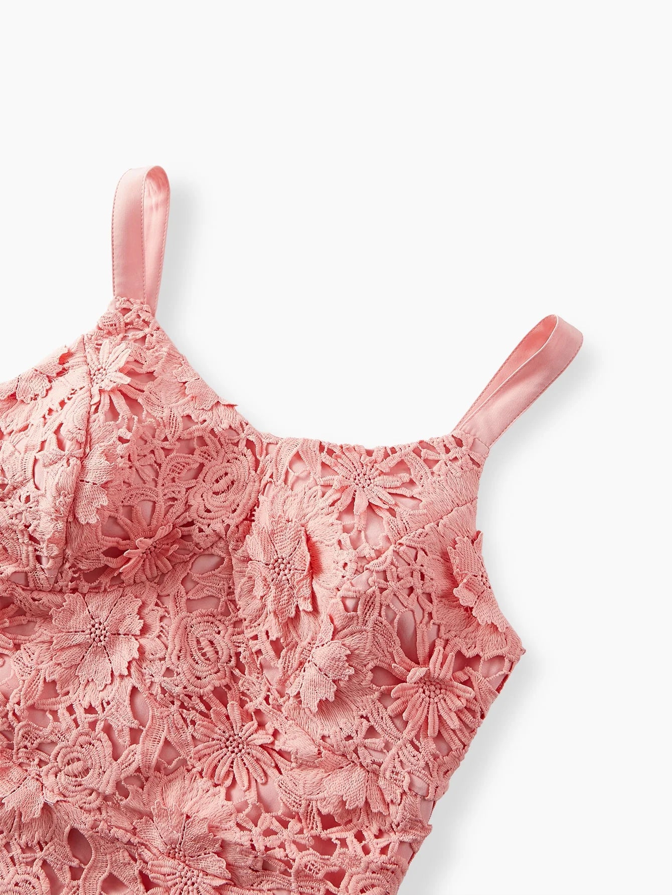 PREMIUM BELTED APPLIQUES CAMI DRESS