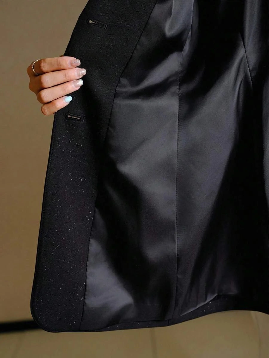 PREMIUM BELTED BUTTON UP BLAZER