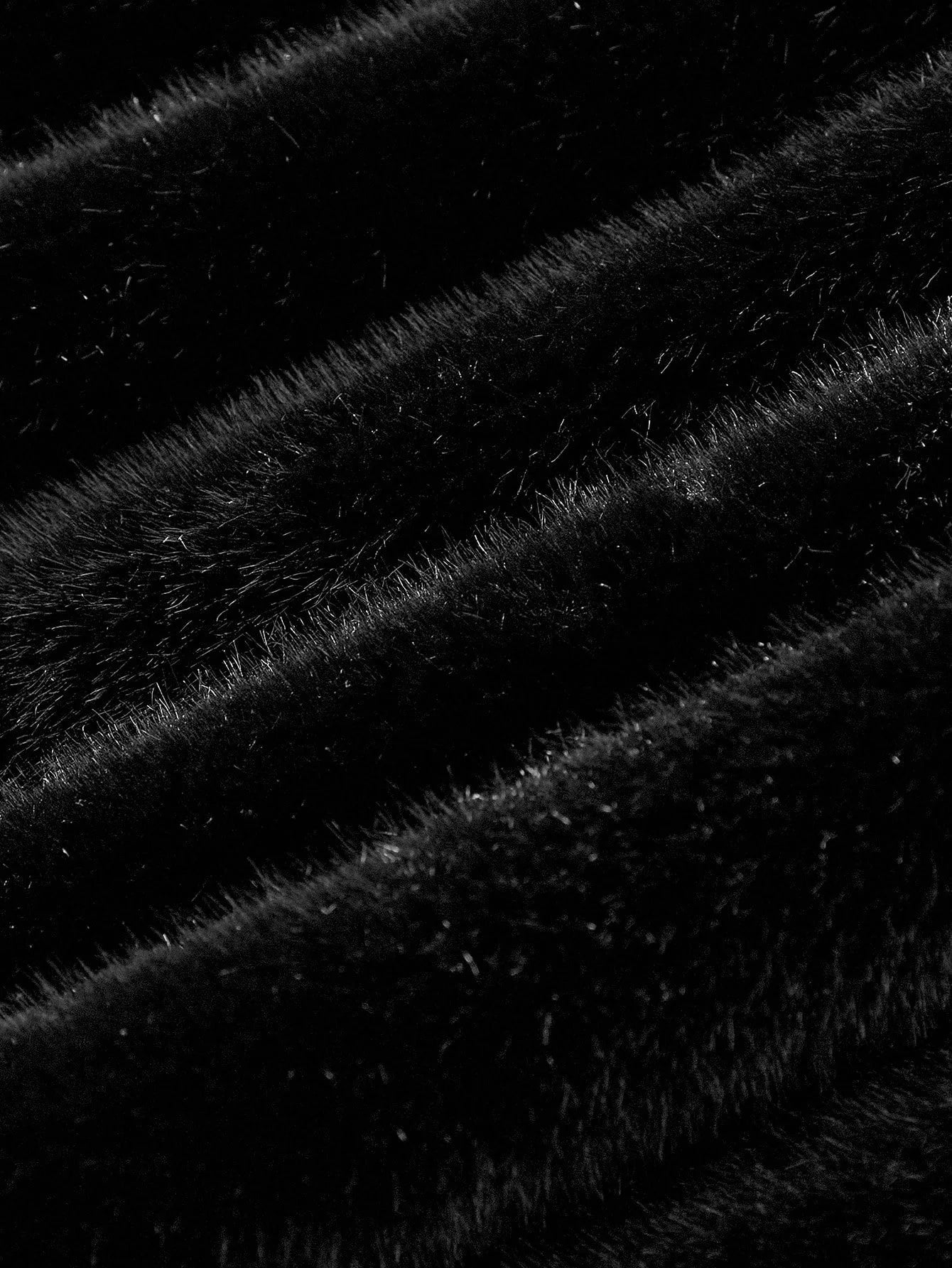 PREMIUM BELTED COLORBLOCK FAUX FUR COAT