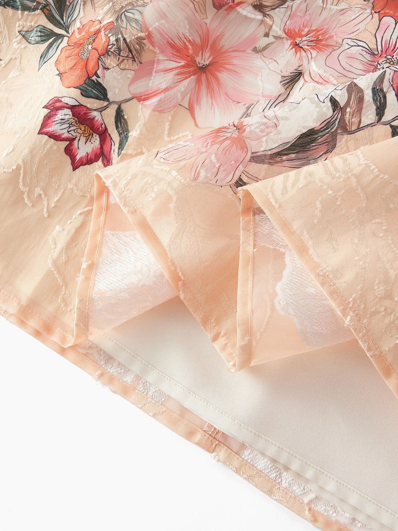 PREMIUM BELTED FLORAL PRINT DRESS