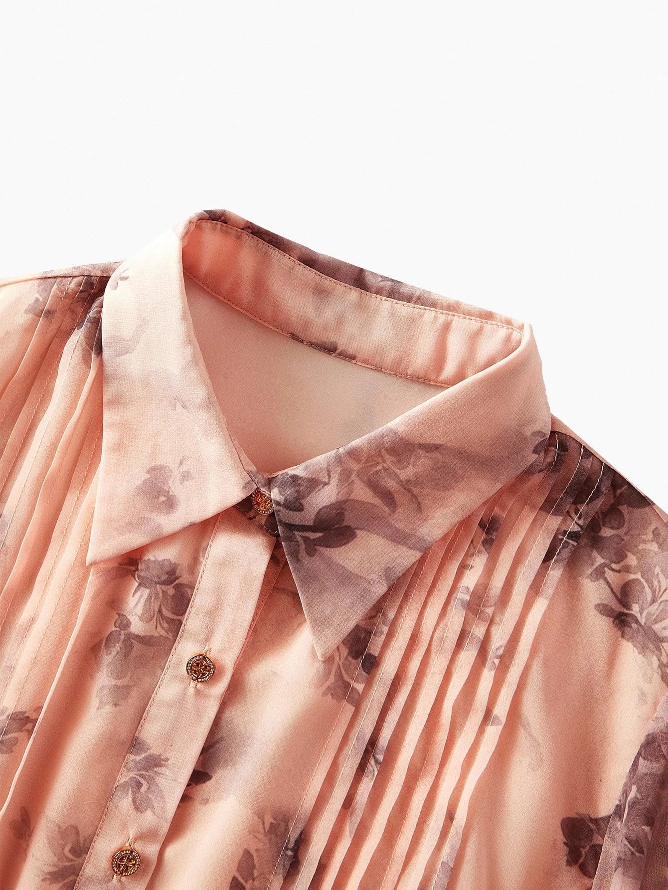 PREMIUM BELTED FLORAL PRINT DRESS