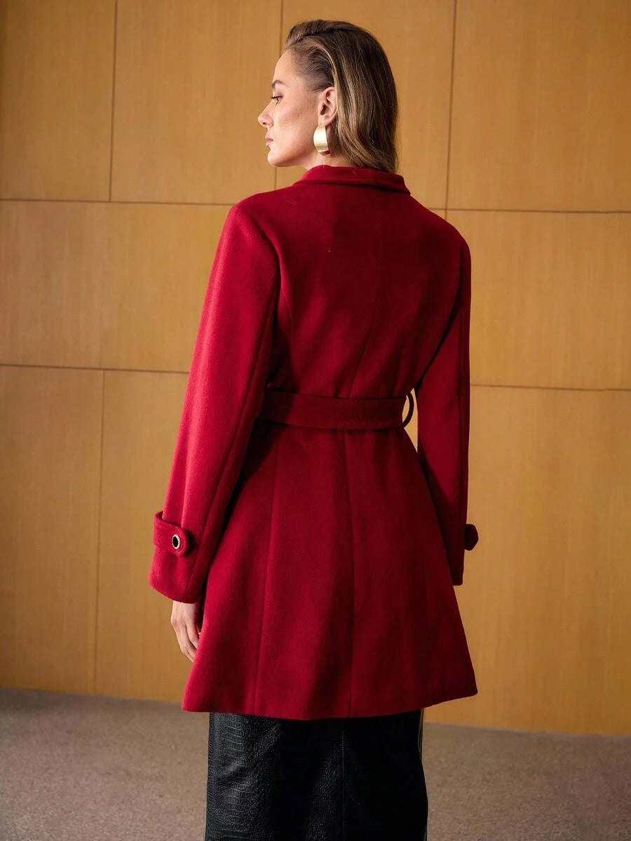 PREMIUM BELTED POCKET OVERCOAT