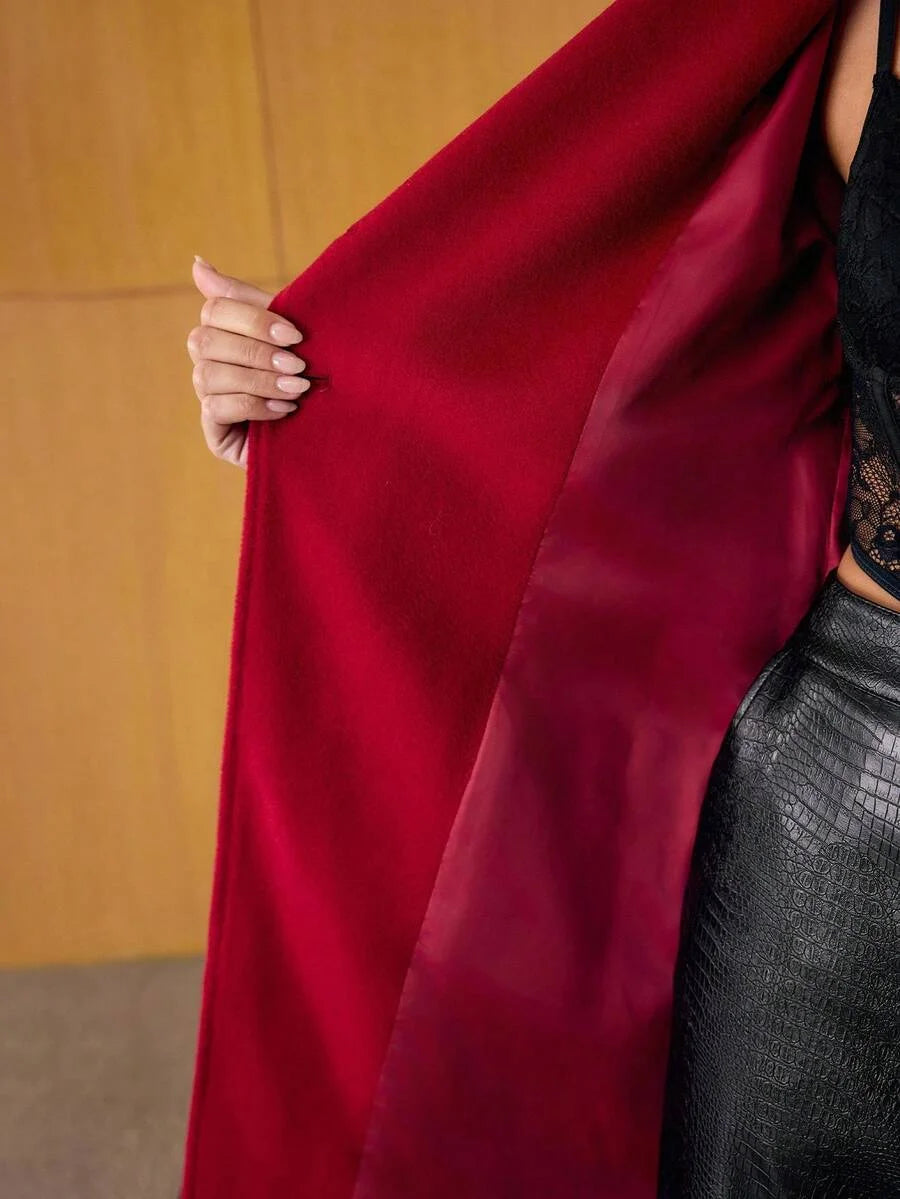 PREMIUM BELTED POCKET OVERCOAT