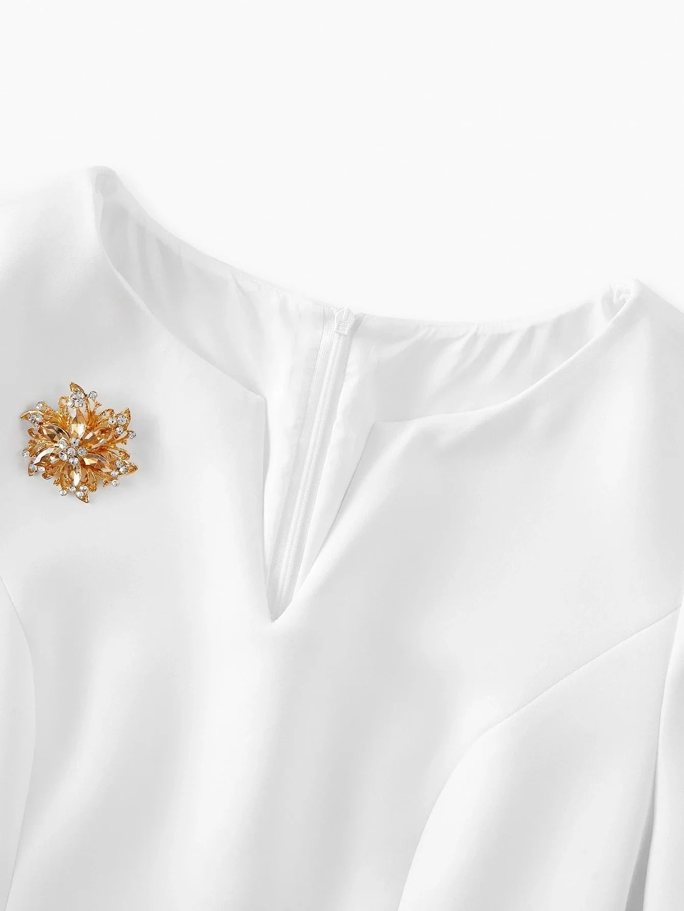 PREMIUM BELTED SPLIT DRESS