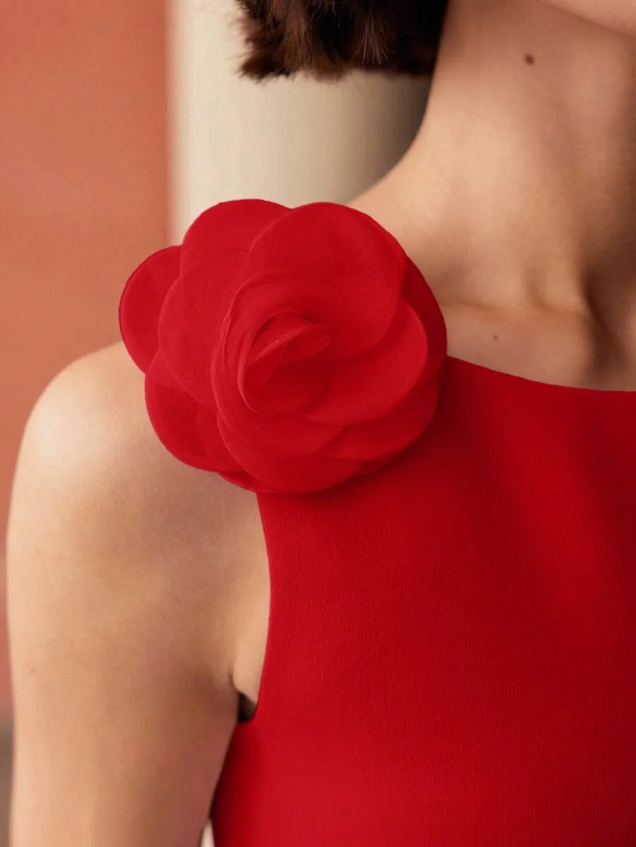 PREMIUM BIAS CUT STEREO FLORAL DRESS