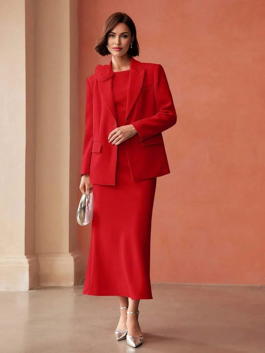 PREMIUM BIAS CUT STEREO FLORAL DRESS