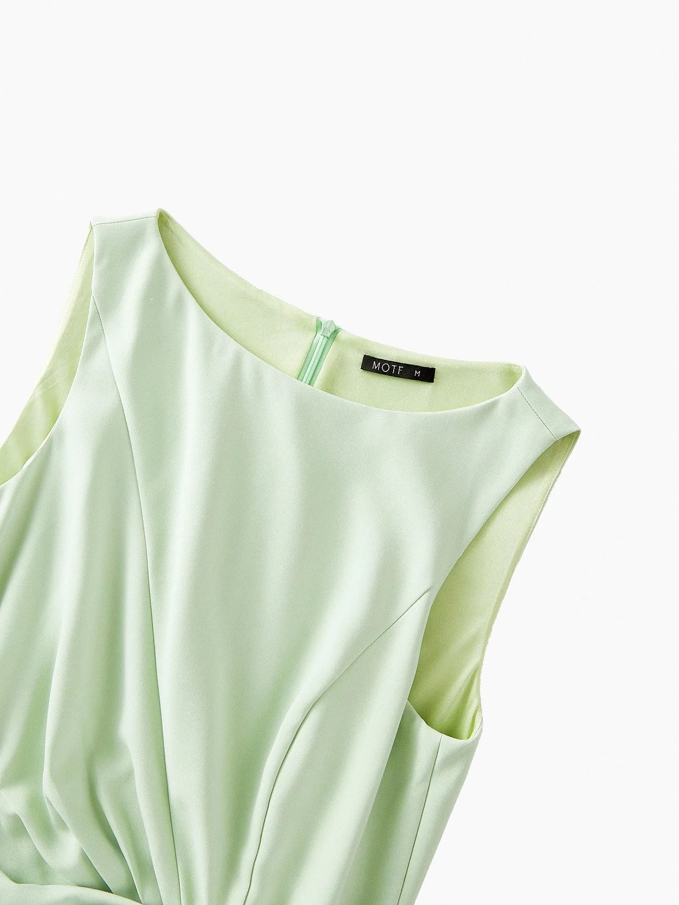 PREMIUM BOW DECOR PINTUCK JUMPSUIT