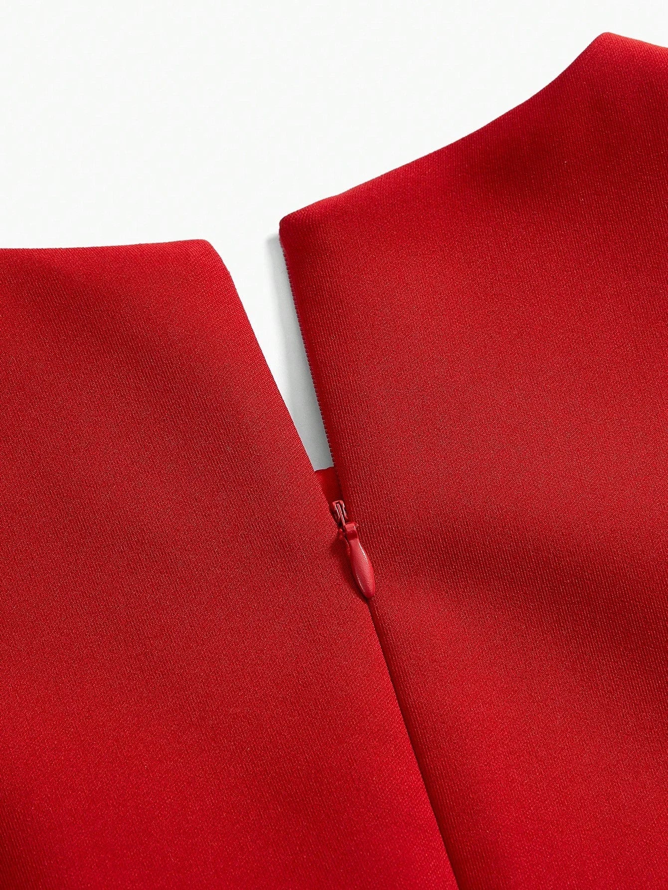 PREMIUM BOW DECOR THIGH SLIT DRESS