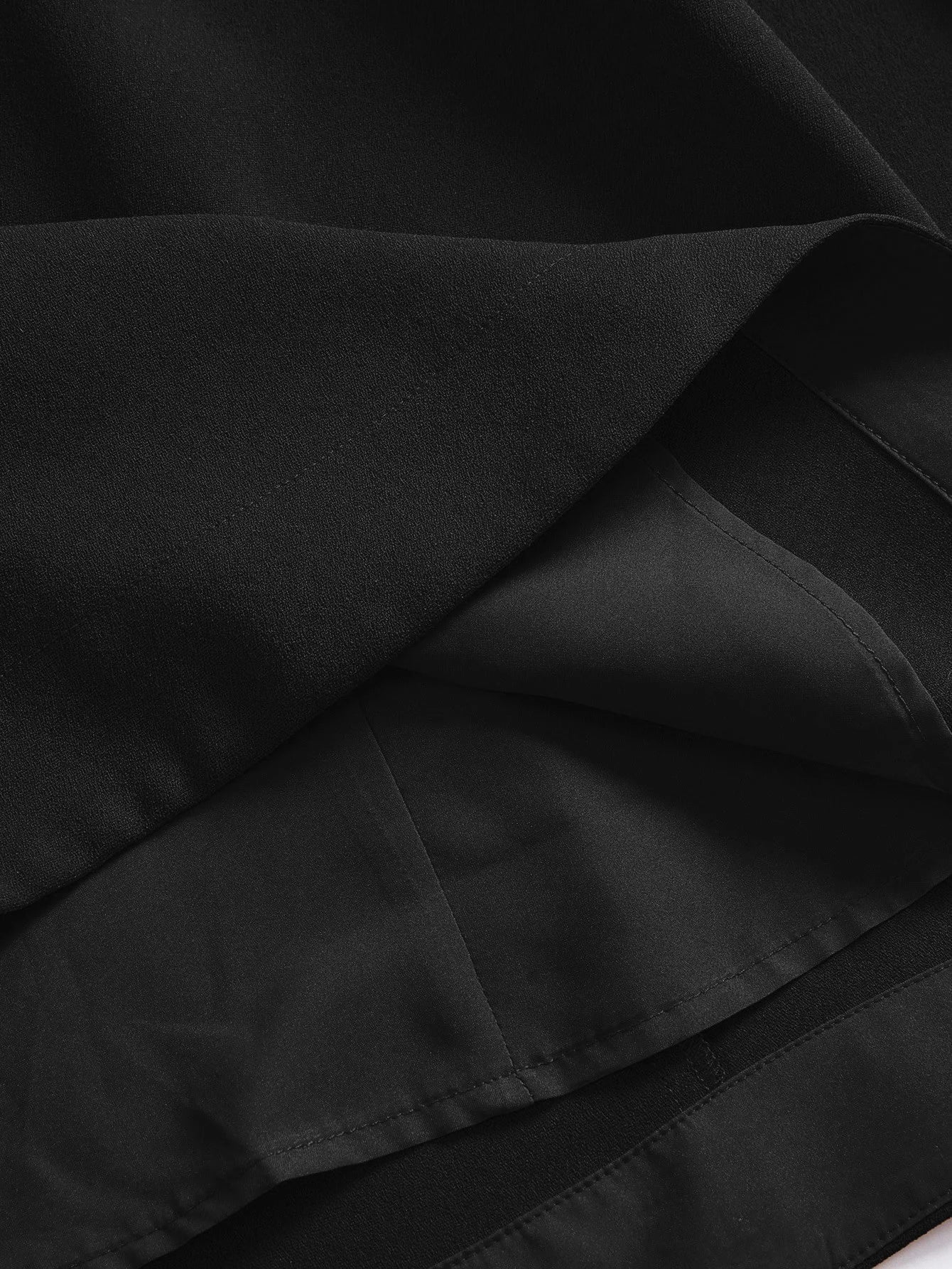 PREMIUM BUTTON DECOR FOLD PLEATED A LINE DRESS