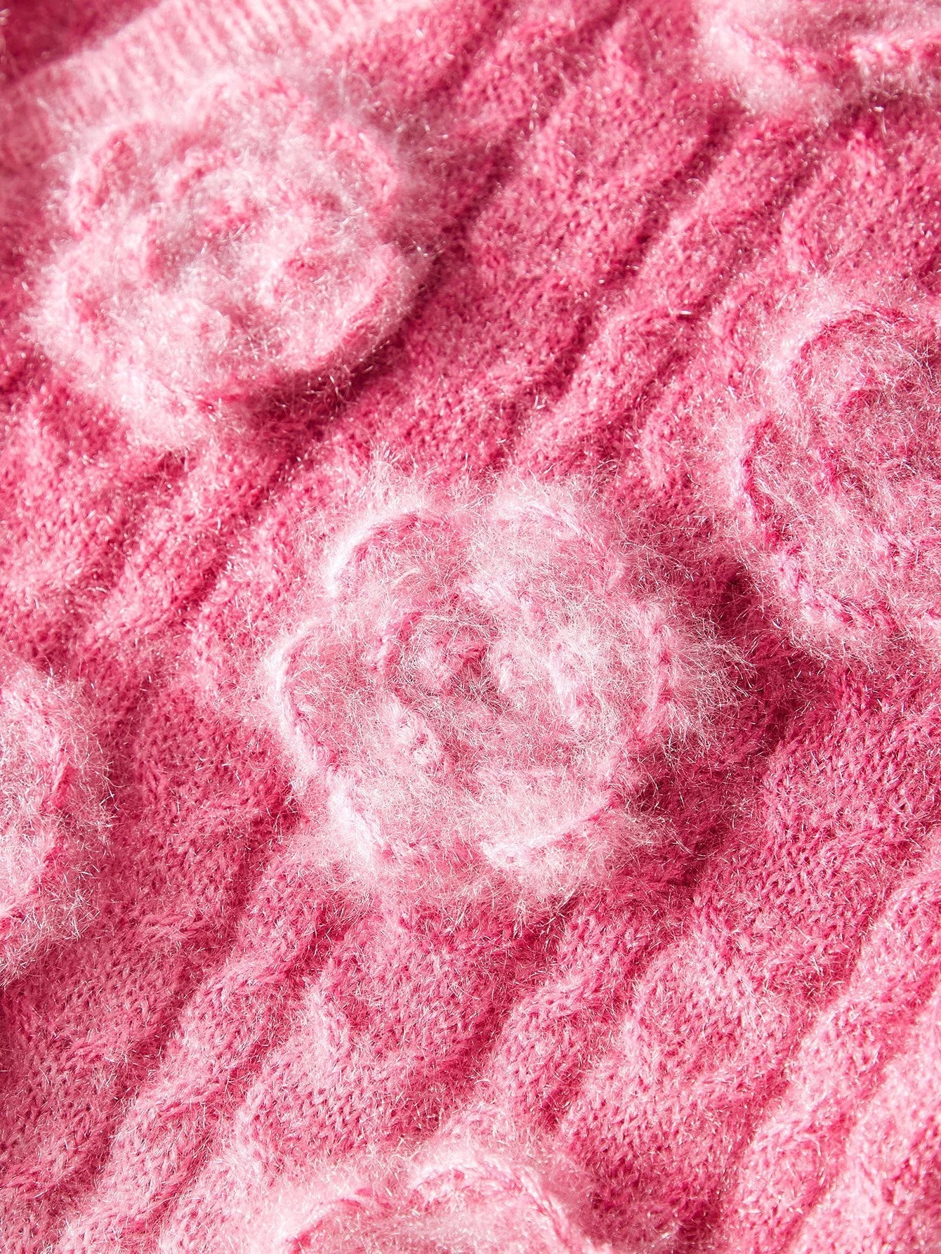 PREMIUM BUTTON UP APPLIQUES CARDIGAN