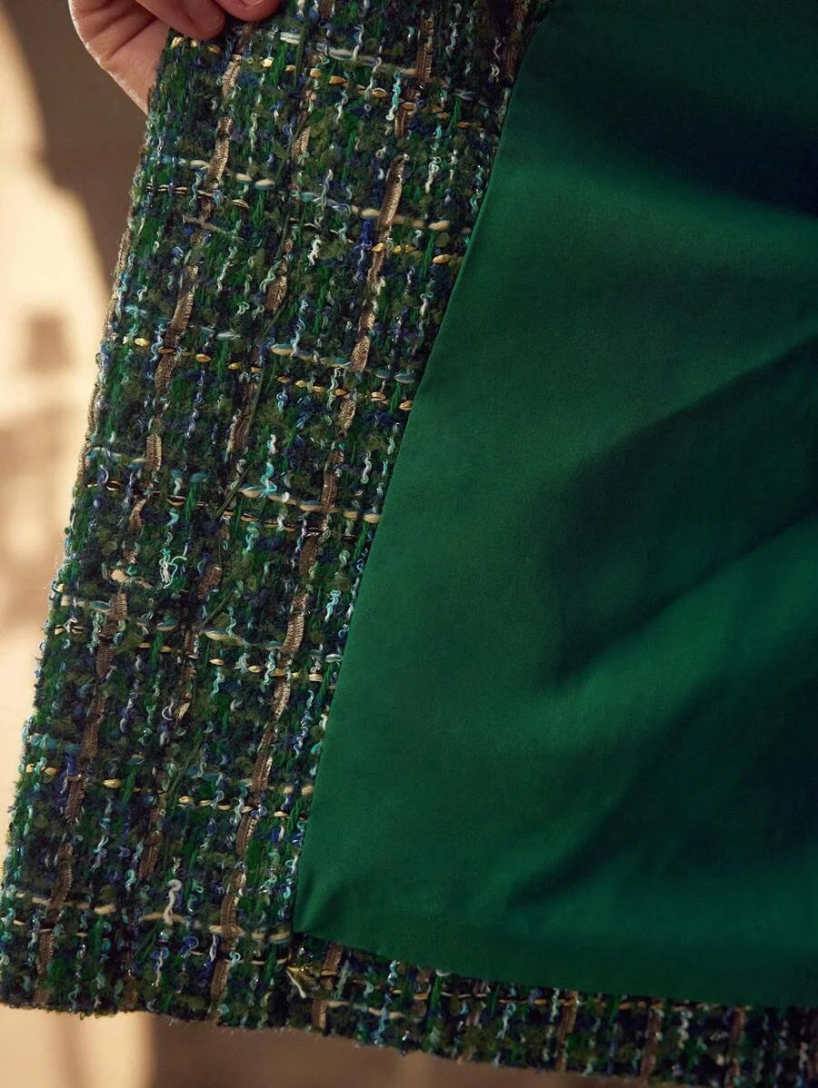 PREMIUM BUTTON UP CONTRAST TRIM BLAZER