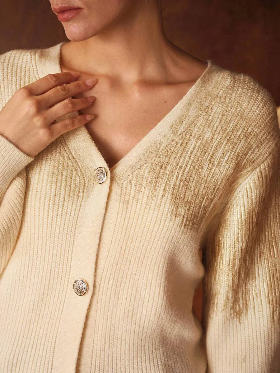 PREMIUM BUTTON UP LONG SLEEVE ELEGANT CARDIGAN