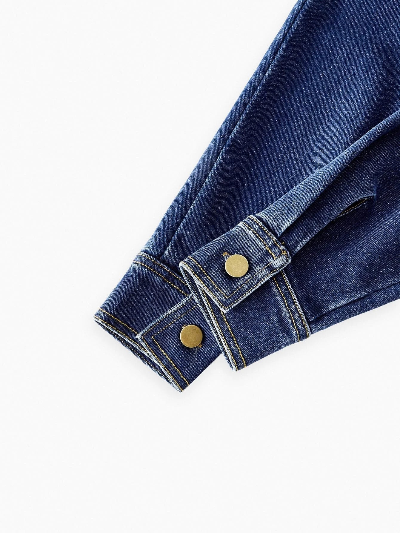PREMIUM BUTTON UP SLANT POCKET DENIM DRESS