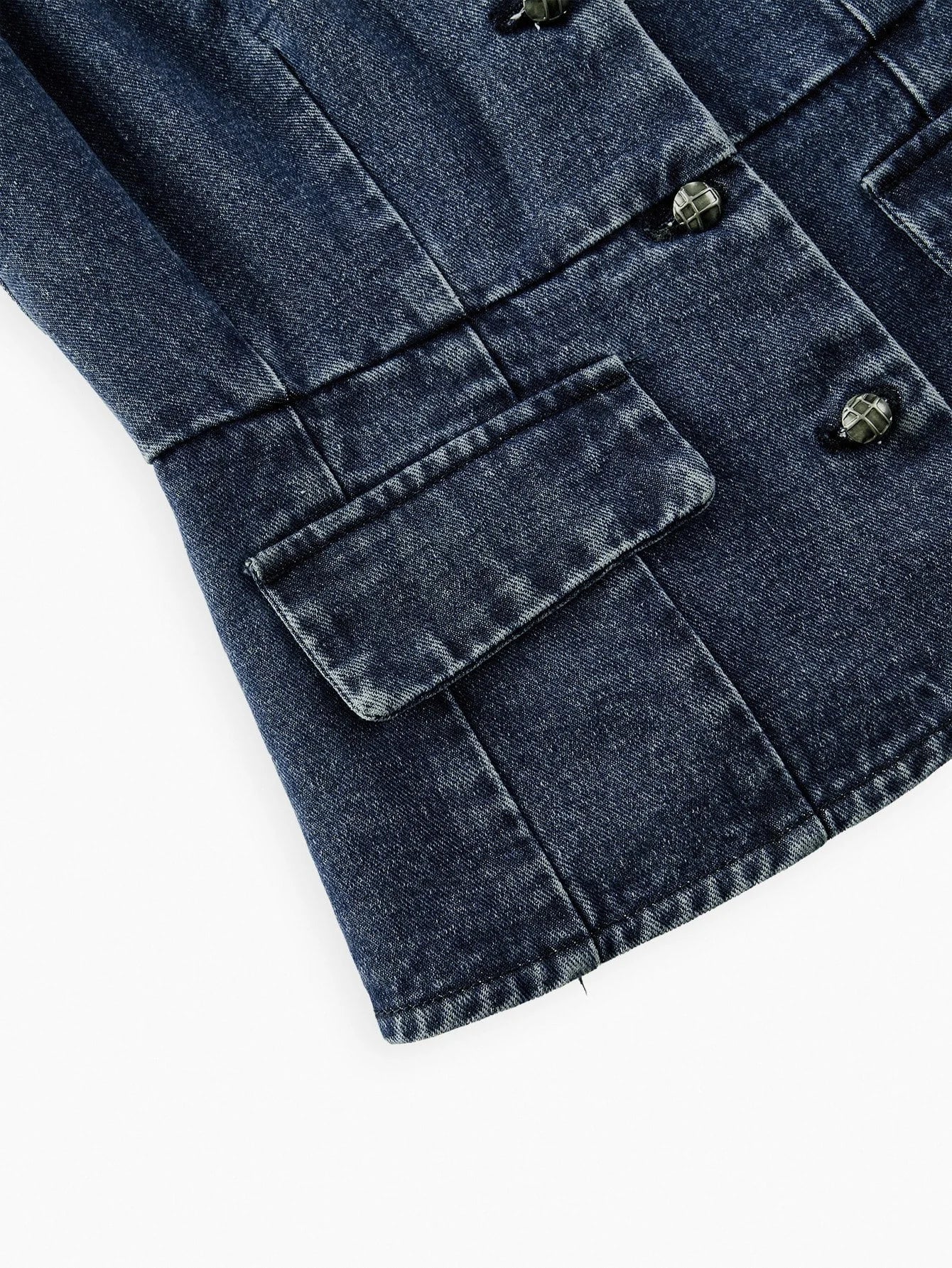 PREMIUM BUTTON UP SLEEVELESS DENIM BLOUSE amp FLARE LEG JEANS OUTFIT