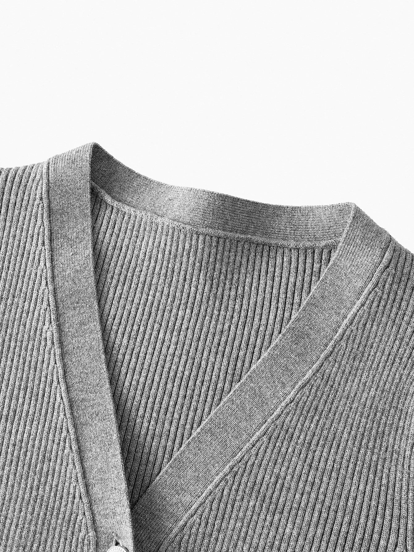 PREMIUM BUTTON UP SLIM FIT TOP amp SKIRT SWEATER SET FOR AUTUMN amp WINTER