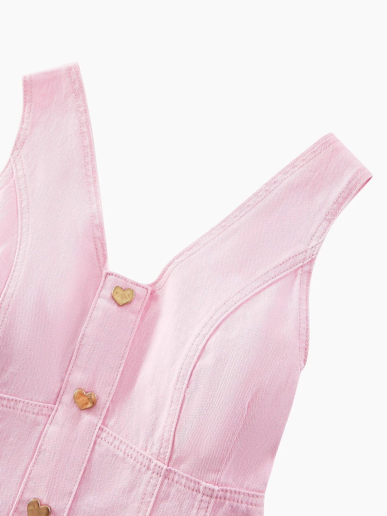 PREMIUM BUTTON UP ZIPPER DENIM DRESS