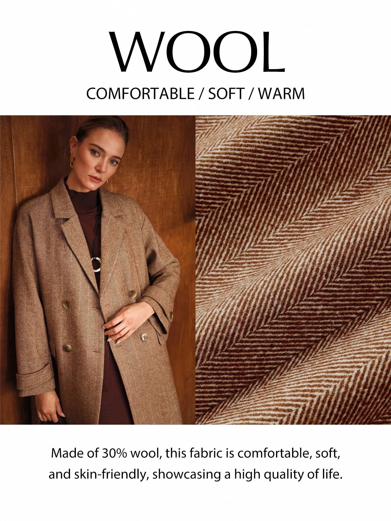 PREMIUM CASHMERE DOUBLE BREASTED OVERCOAT