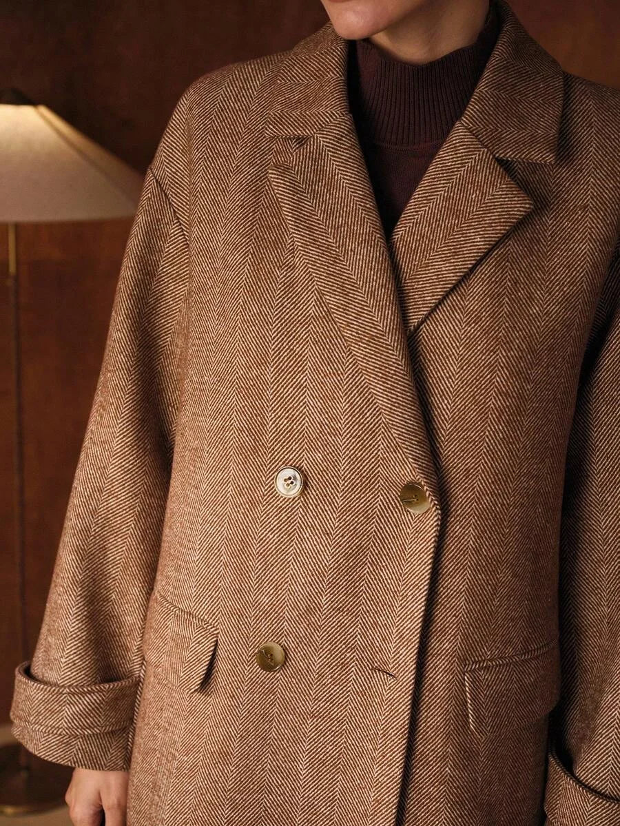 PREMIUM CASHMERE DOUBLE BREASTED OVERCOAT