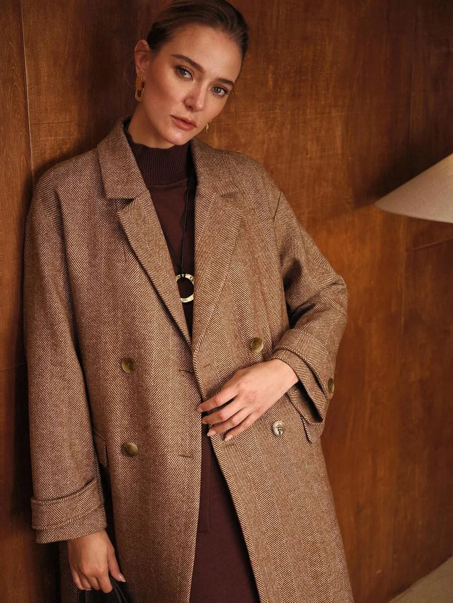 PREMIUM CASHMERE DOUBLE BREASTED OVERCOAT