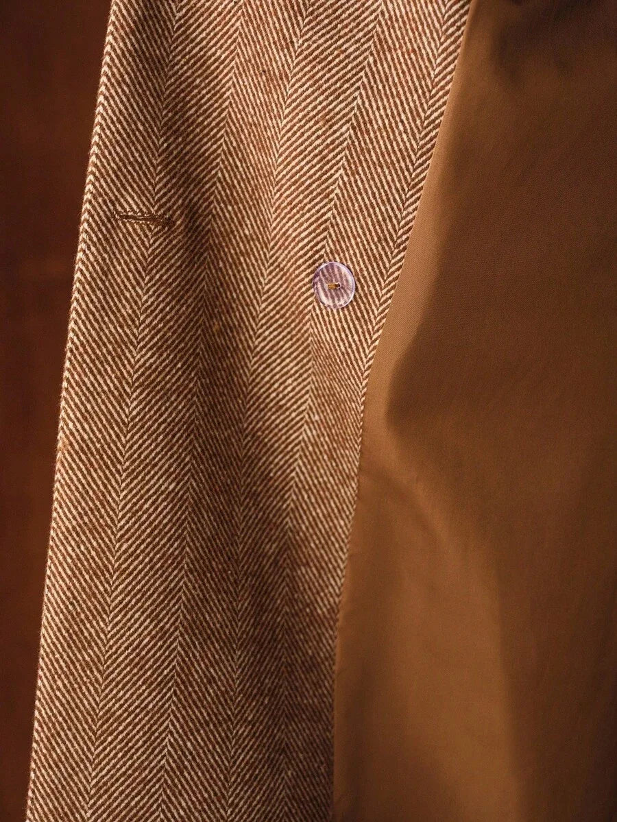 PREMIUM CASHMERE DOUBLE BREASTED OVERCOAT