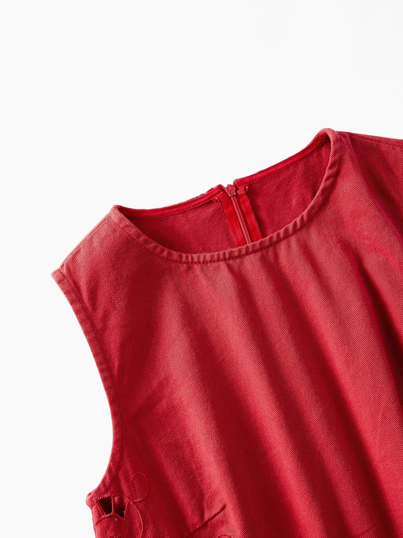 PREMIUM CASUAL EMBROIDERED DENIM TOP