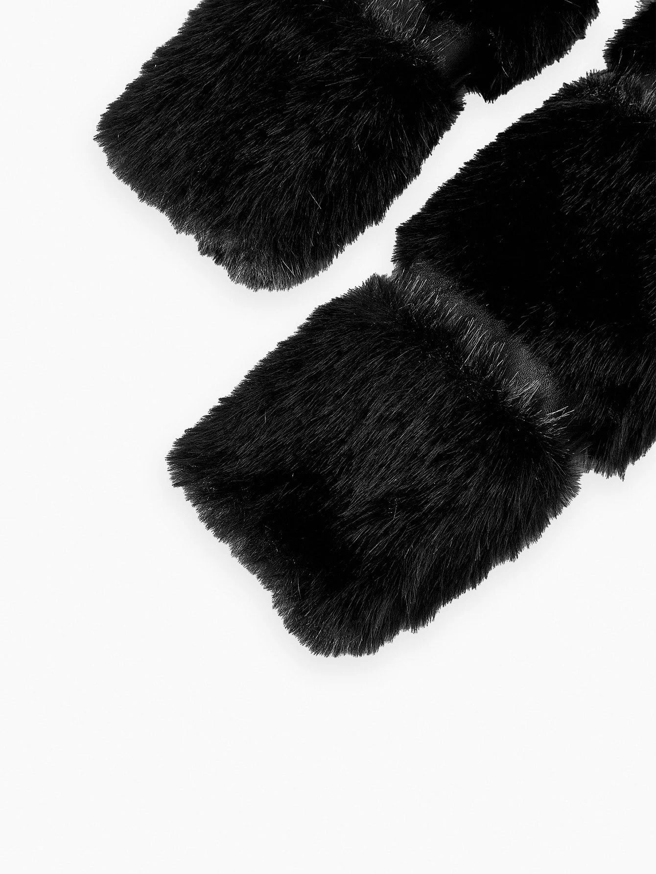 PREMIUM CHIC FAUX FUR SHORT JACKET AUTUMNWINTER PARTY