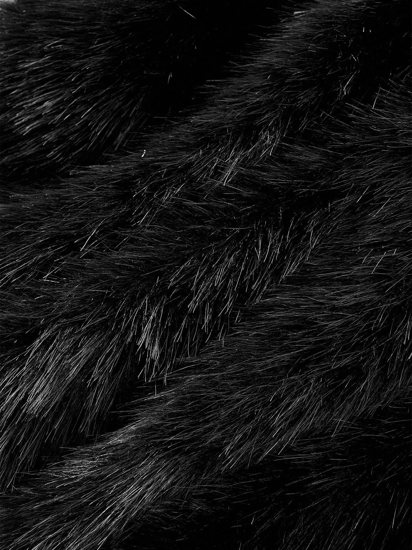 PREMIUM CHIC FAUX FUR SHORT JACKET AUTUMNWINTER PARTY