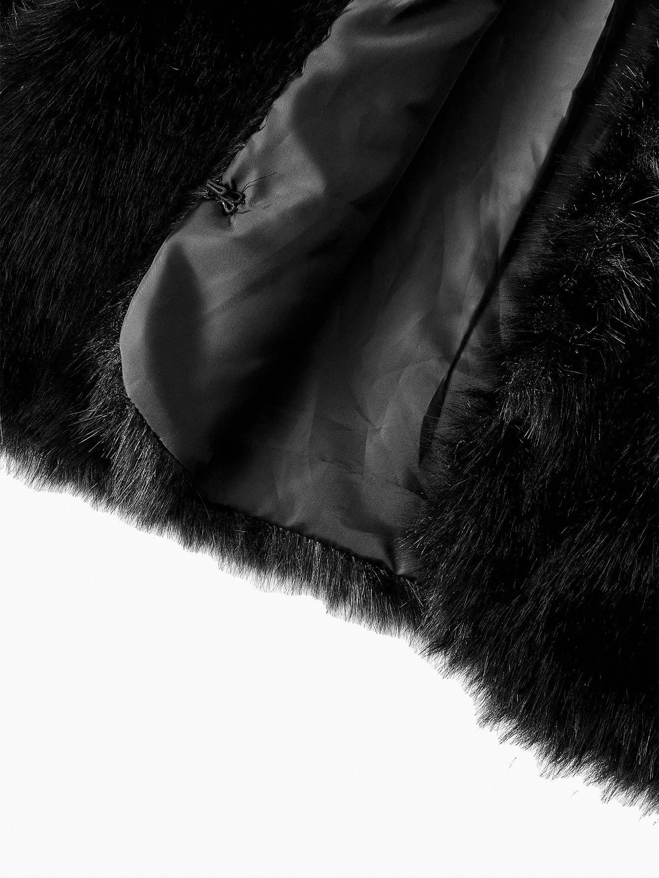 PREMIUM CHIC FAUX FUR SHORT JACKET AUTUMNWINTER PARTY