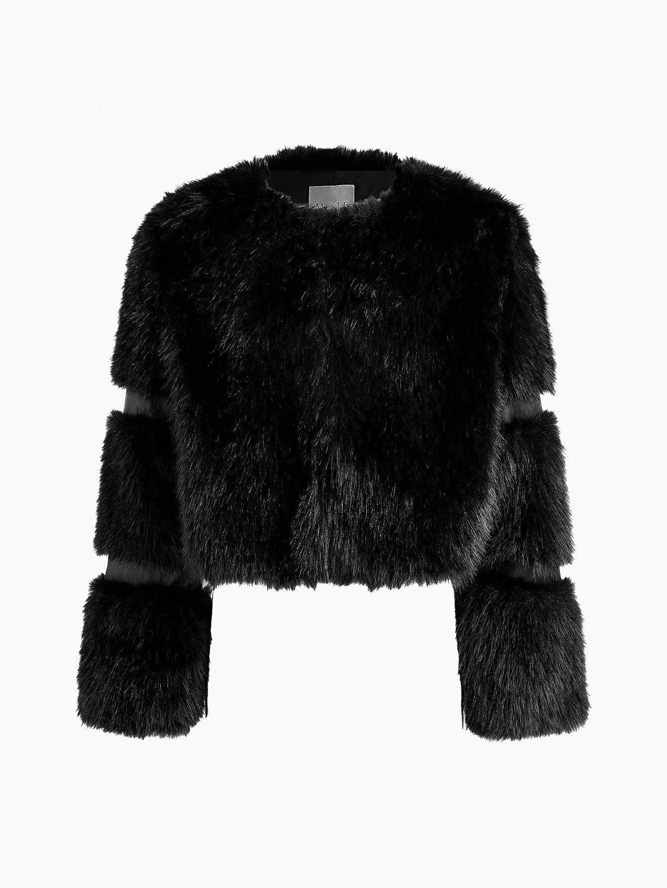 PREMIUM CHIC FAUX FUR SHORT JACKET AUTUMNWINTER PARTY