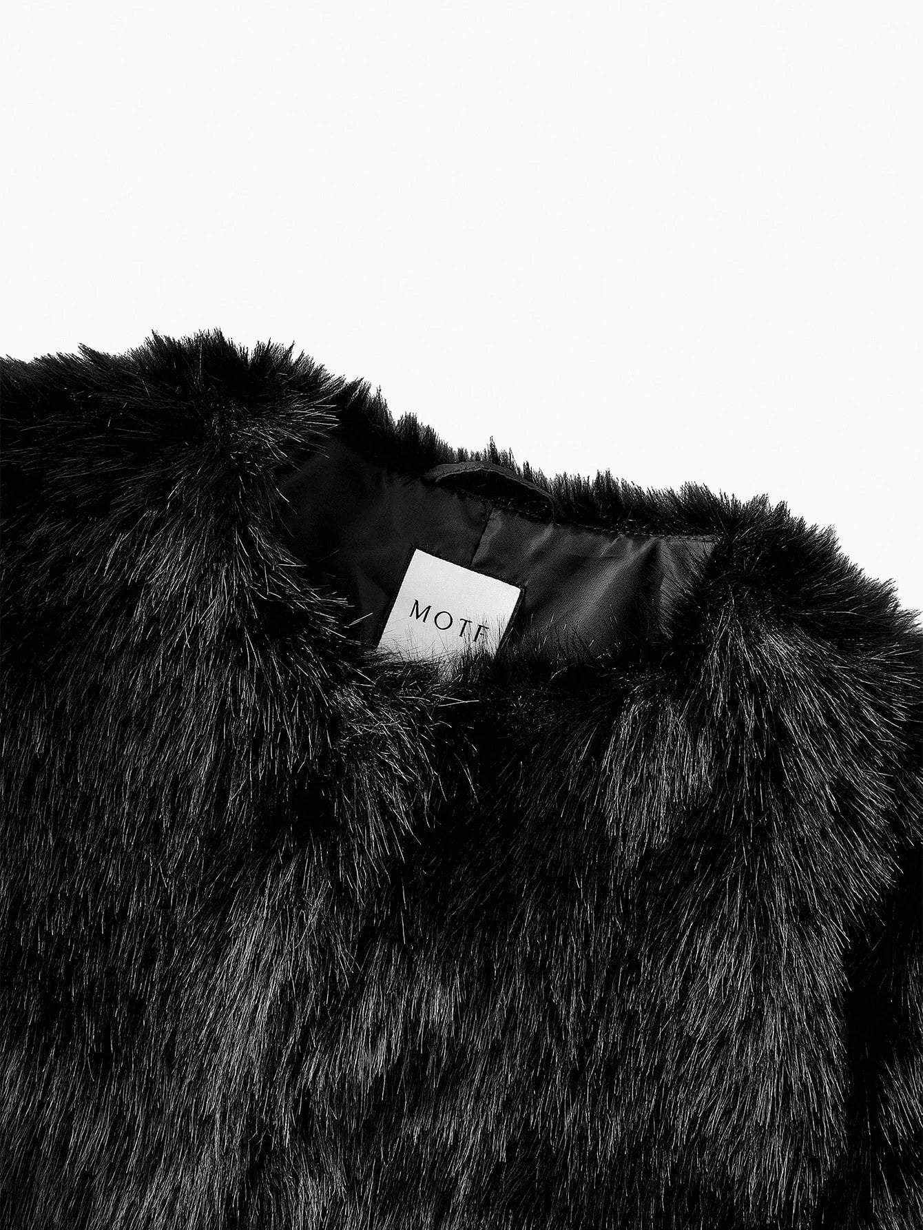 PREMIUM CHIC FAUX FUR SHORT JACKET AUTUMNWINTER PARTY