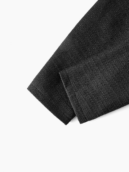 PREMIUM CHIC LONG SLEEVE PLEATED MINI DRESS AUTUMNWINTER