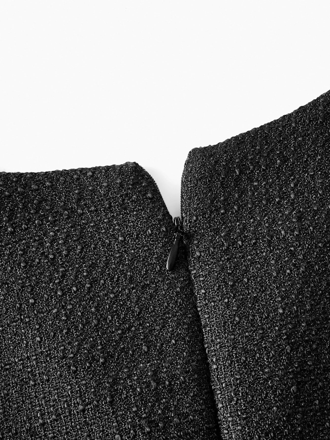 PREMIUM CHIC LONG SLEEVE PLEATED MINI DRESS AUTUMNWINTER