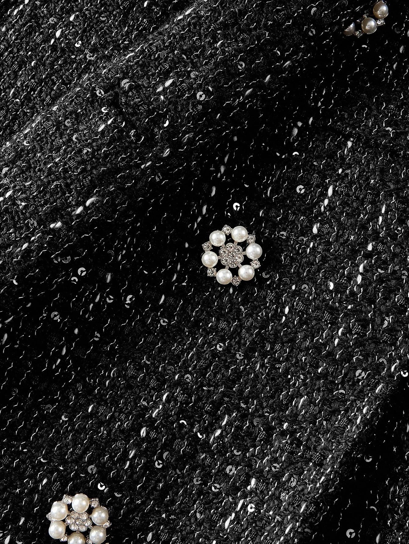 PREMIUM CHRISTMAS PLUS SIZE TWEED BUTTON UP DRESS