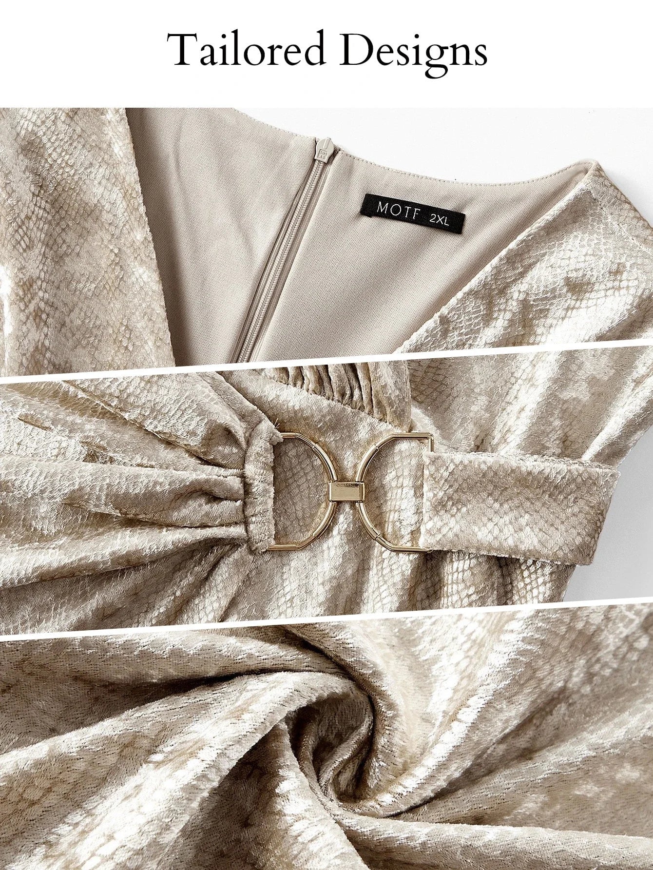 PREMIUM CHRISTMAS PLUS SIZE WOMEN VELVET STRUCTURED DESIGN MIDLENGTH DRESS