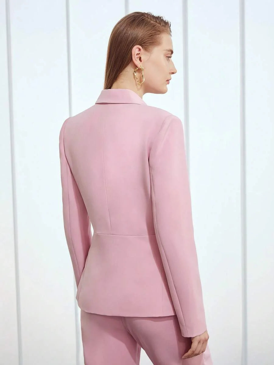 PREMIUM COLORBLOCK LAPEL BLAZER