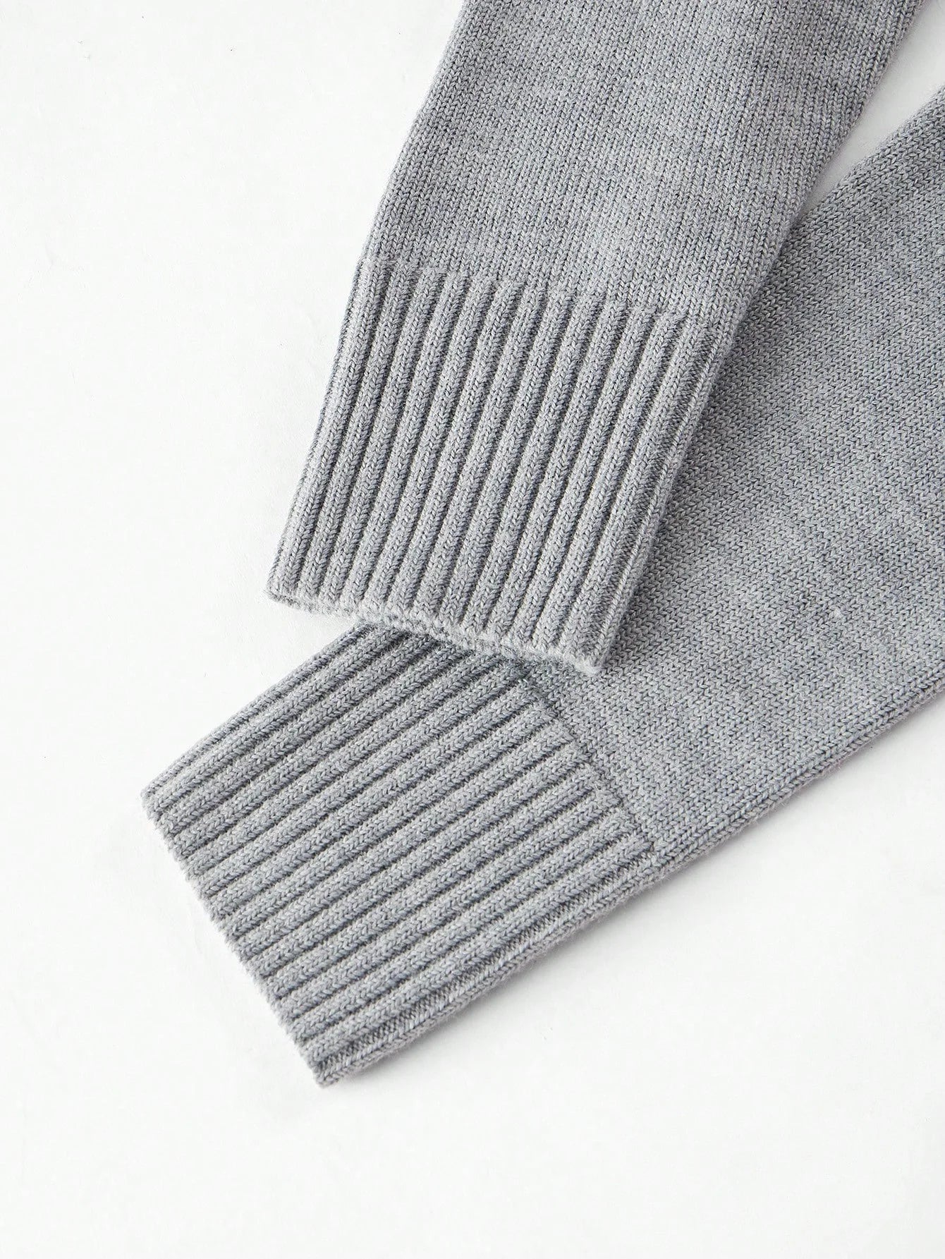 PREMIUM COLORBLOCK VCOLLAR CROP SWEATER amp PENCIL KNIT SKIRT SET