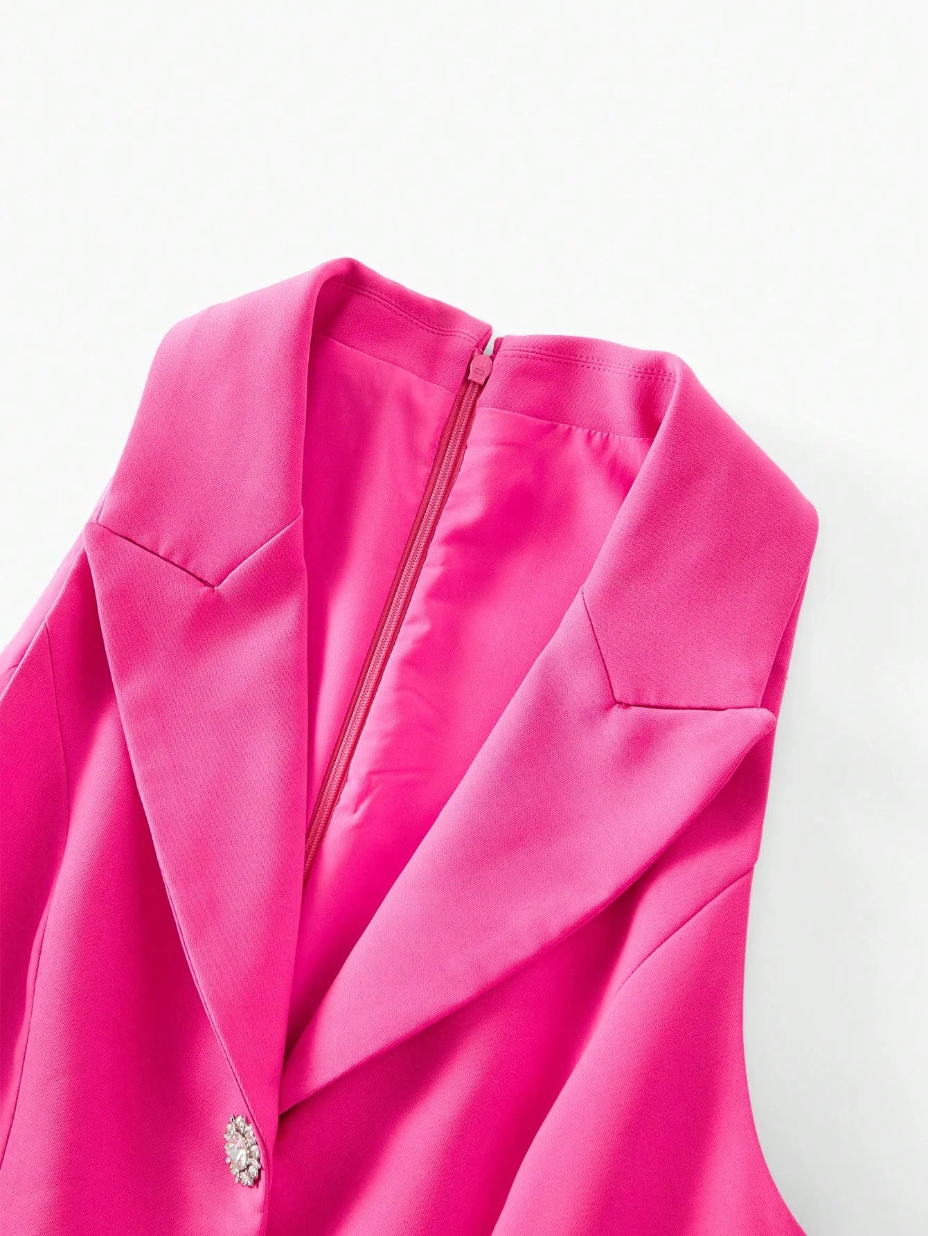 PREMIUM CONTRAST BINDING PRESS CREASE JUMPSUIT