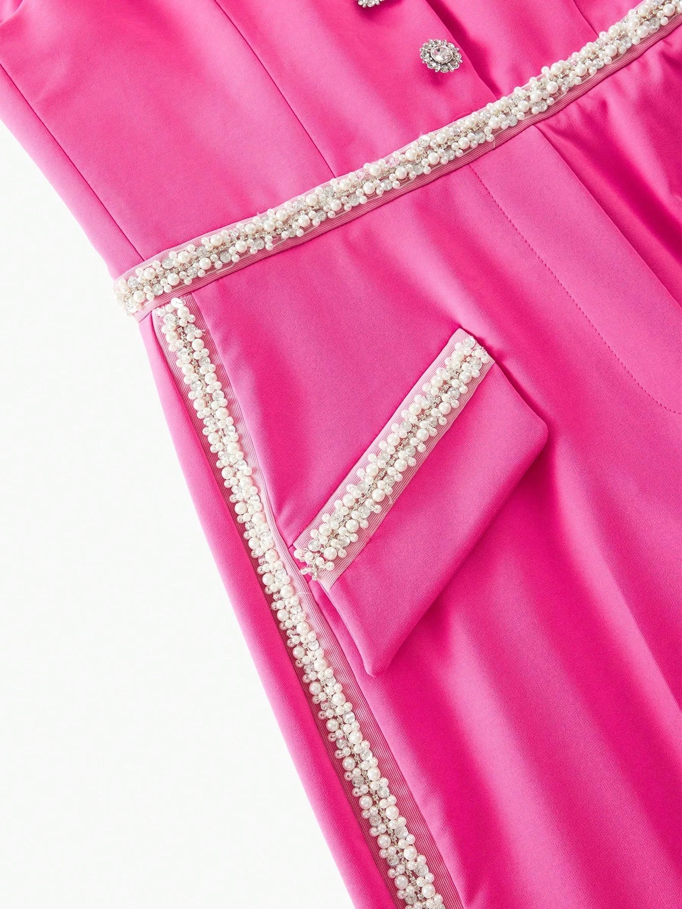 PREMIUM CONTRAST BINDING PRESS CREASE JUMPSUIT