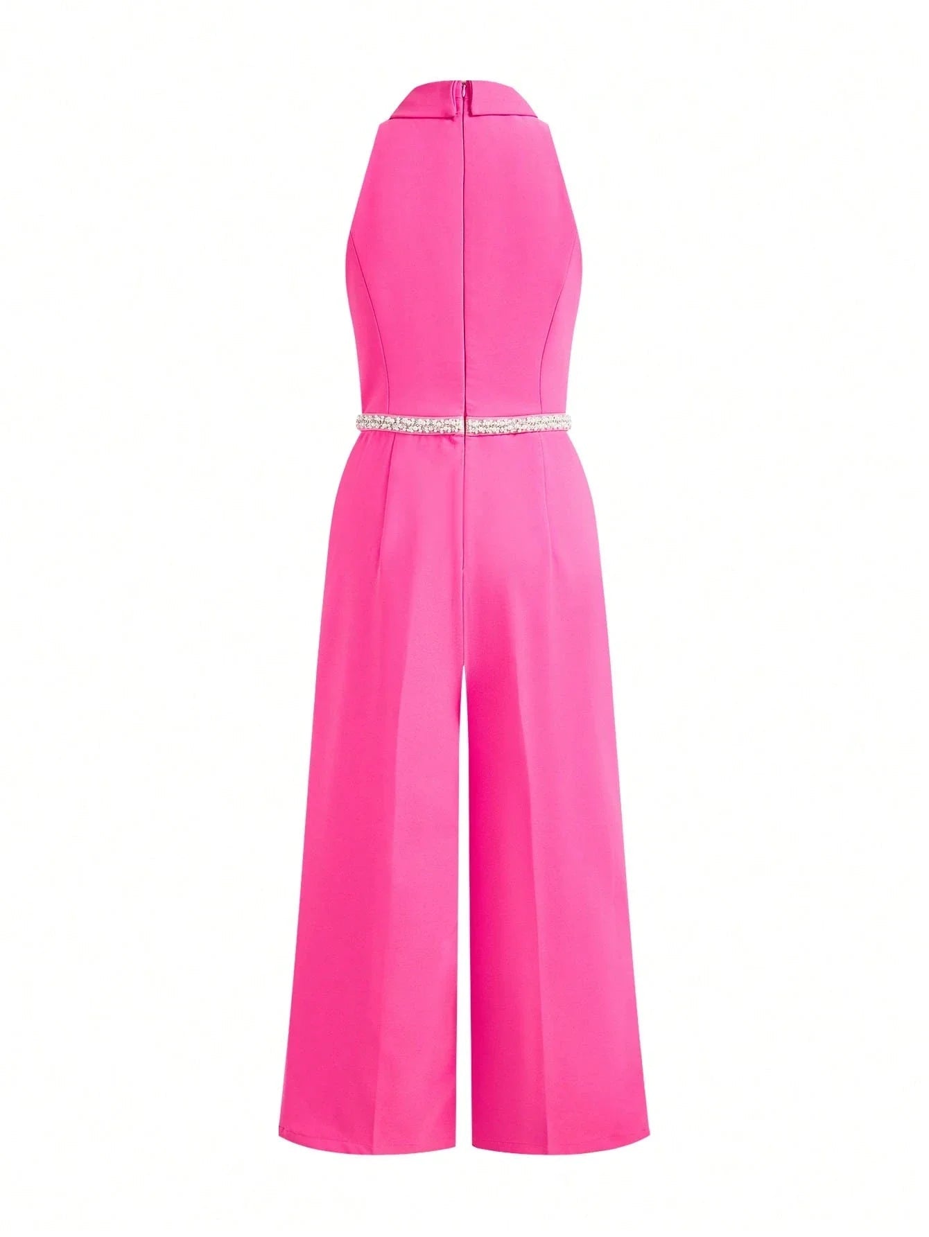PREMIUM CONTRAST BINDING PRESS CREASE JUMPSUIT