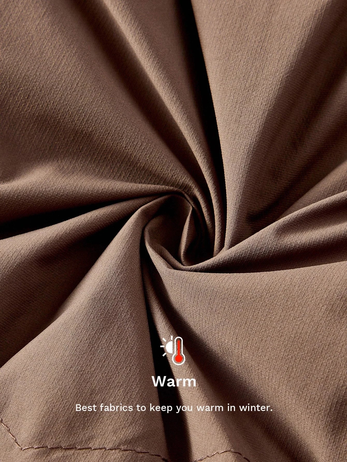 PREMIUM CONTRAST FAUX FUR WATERFALL WINTER COAT