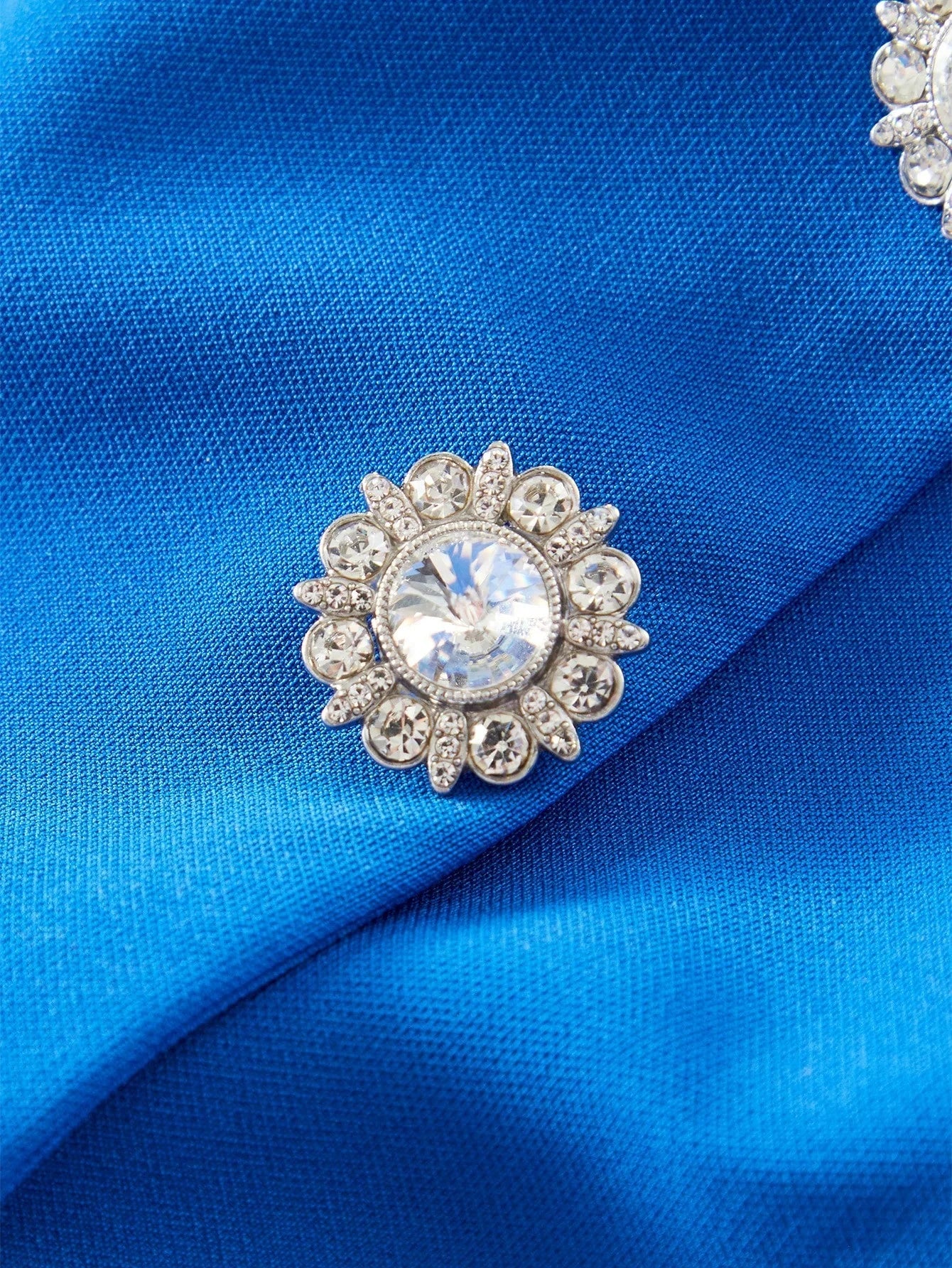 PREMIUM CONTRAST FAUX PEARL BINDING JUMPSUIT