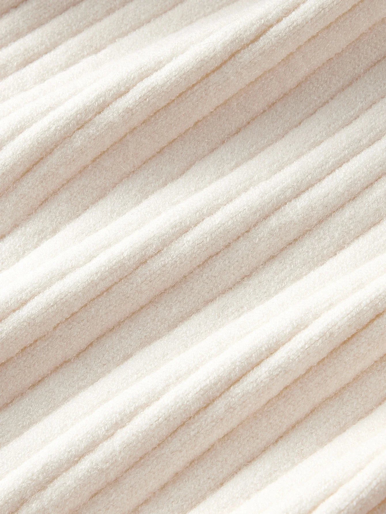 PREMIUM CONTRAST FUZZY PANEL ZIP PLACKET CARDIGAN