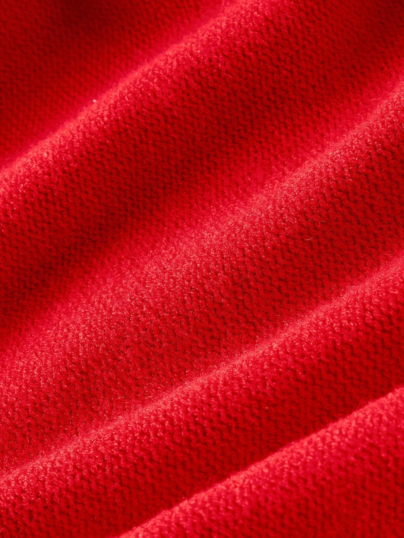 PREMIUM CONTRAST FUZZY TRIM CARDIGAN