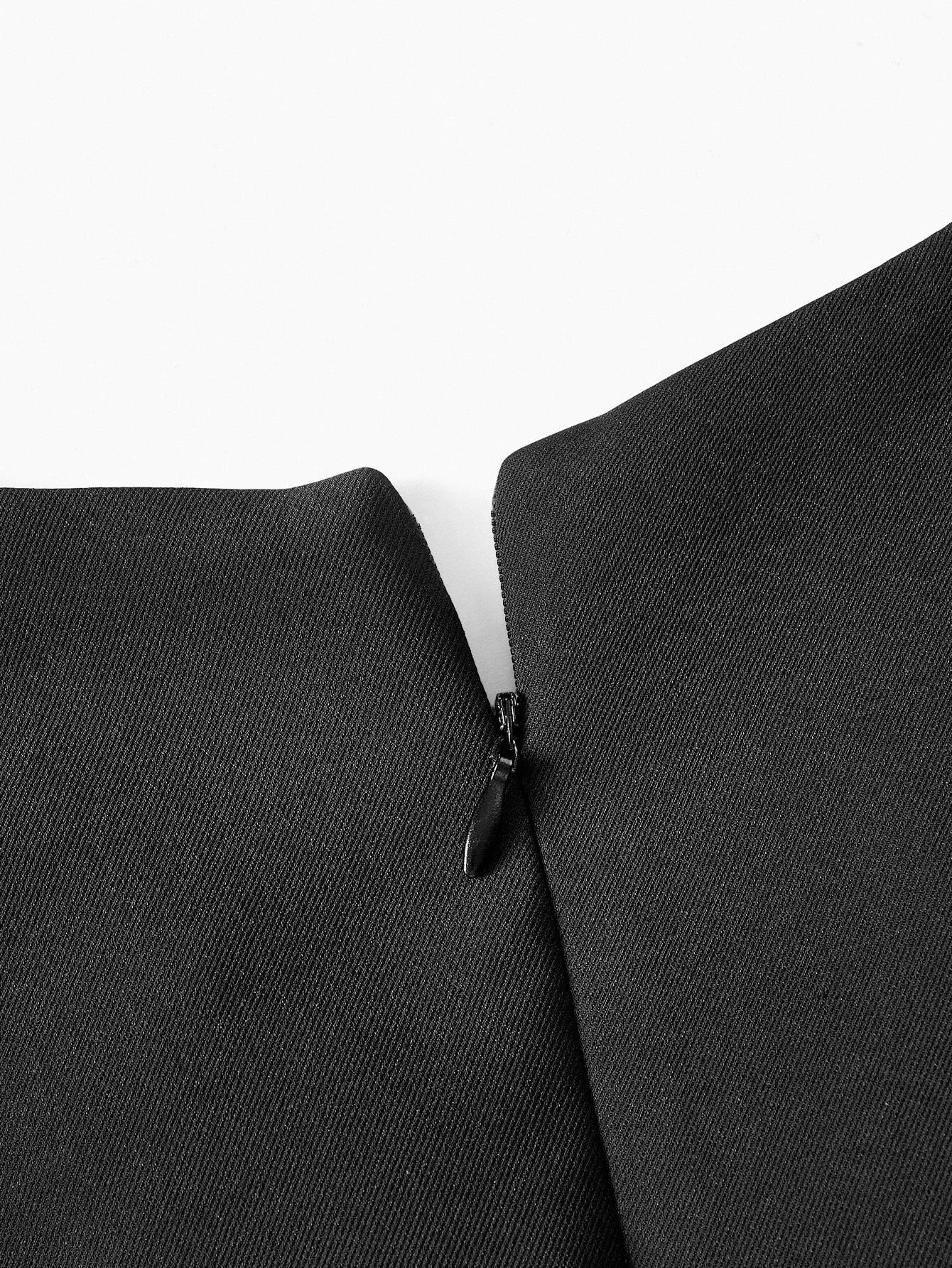 PREMIUM CONTRAST LACE BUTTON UP DRESS