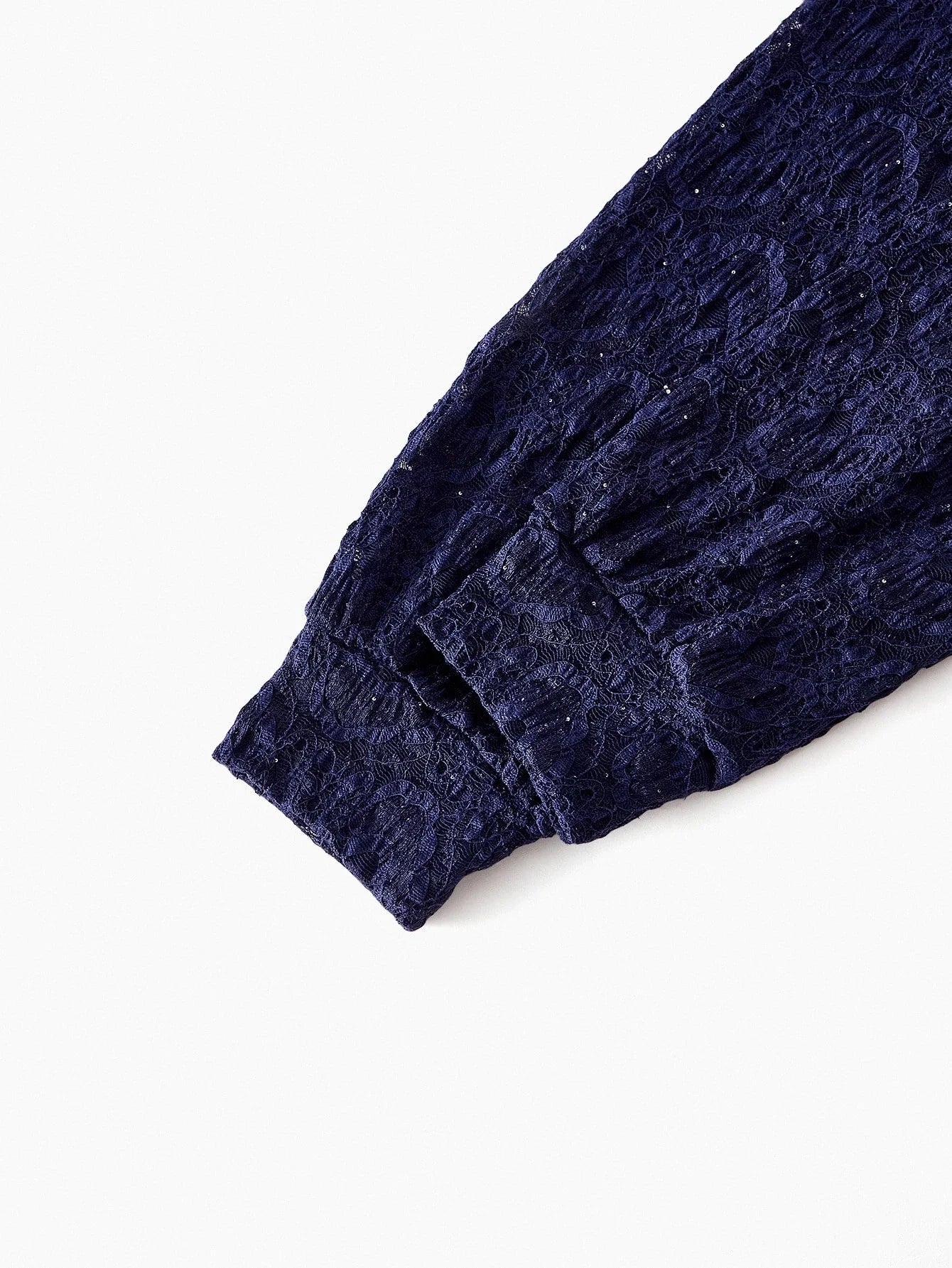 PREMIUM CONTRAST LACE ELEGANT FLOWY DRESS