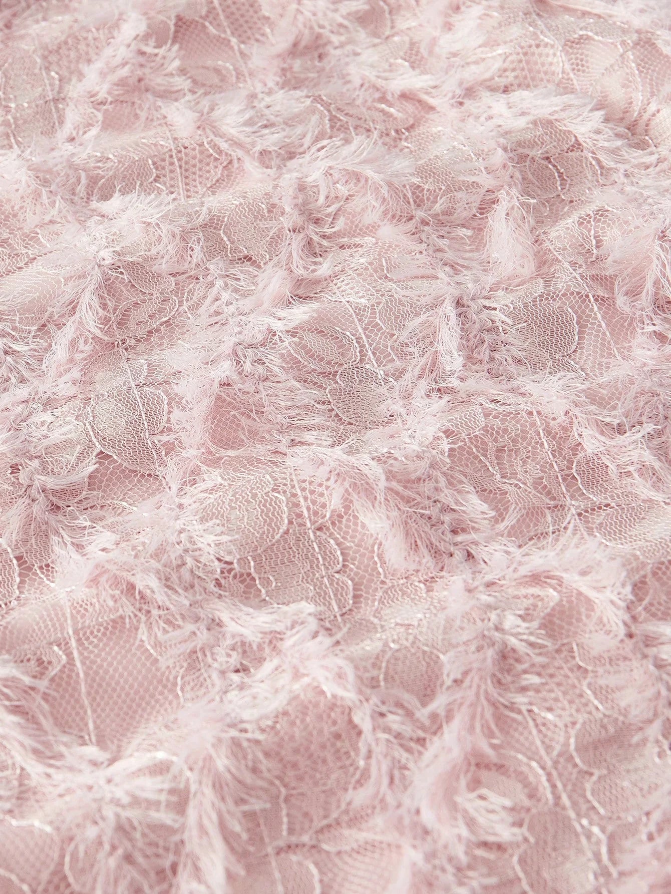 PREMIUM CONTRAST LACE FLOWY DRESS